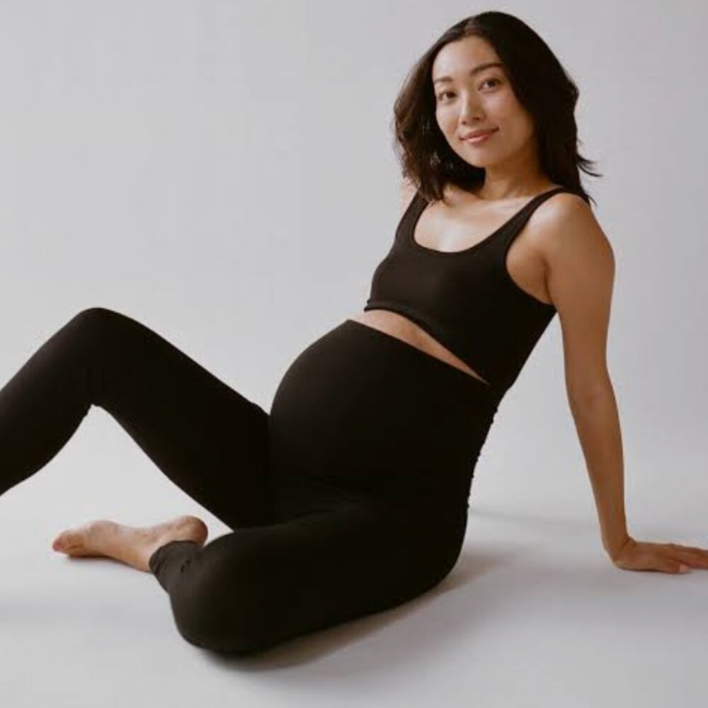 Storq Black Maternity Leggings